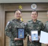 강원도 , 육군 제 2공병여단 선공대대  헌혈 100회 대한  적십자유공장 명예장