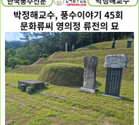 [카드뉴스] 박정해교수 풍수이야기 45회 ...문화류씨 영의정 류전의 묘
