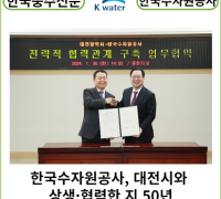 [카드뉴스] 한국수자원공사, 대전시와 지방시대 활성화를 위해 전략적 협력