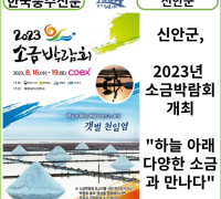 [카드뉴스] 신안군, 2023년 소금박람회 개최.."하늘 아래 다양한 소금과 만나다"