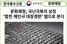 [카드뉴스] 문화재청, 국난극복의 상징 '합천 해인사 대장경판' 웹으로 본다
