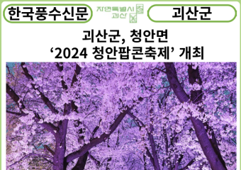[카드뉴스] 괴산군, 청안면 ... ‘2024 청안팝콘축제’ 개최